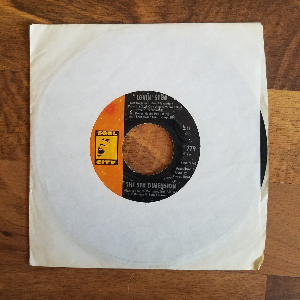 Soul 45 The 5Th Dimension - Wedding Bell Blues / L